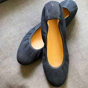 JCrew Suede Ballet Flats